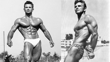 a split image of vince gironda
