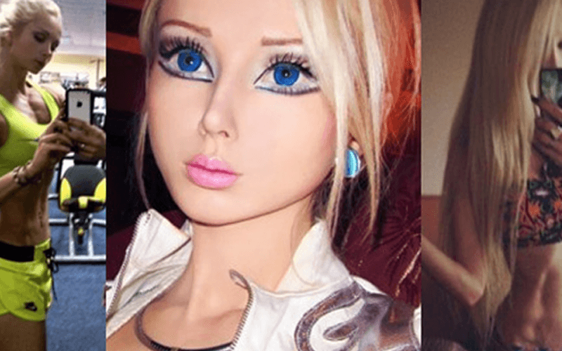 That Human Barbie Doll Chick Has Been Hitting The Gym and Looks Weird