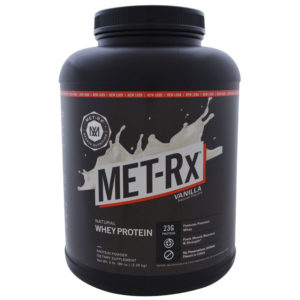 MET-Rx Natural Whey container