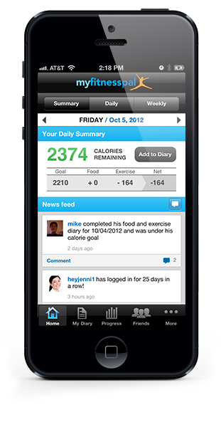 apps similar to myfitnesspal