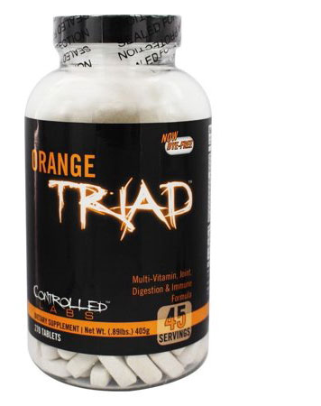 Bottle of Orange Triad by Controlled Labs