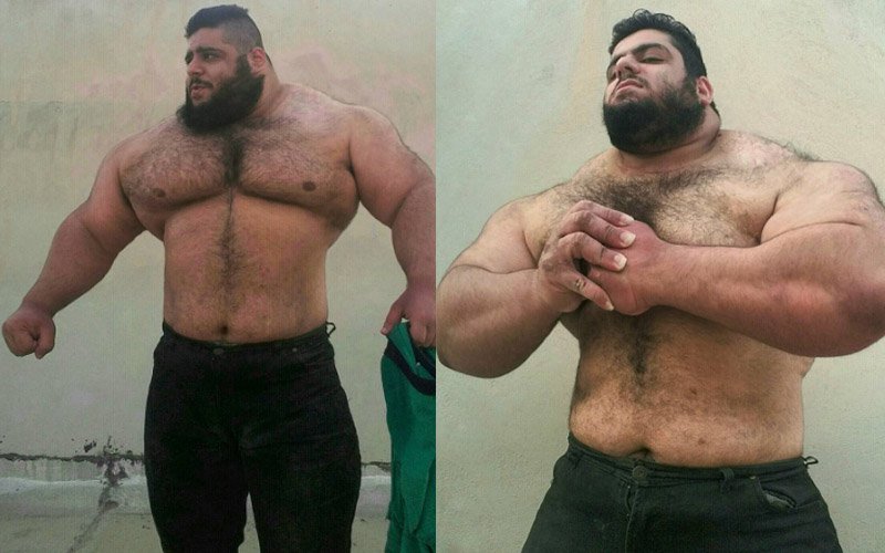 Meet The Persian Hercules: Powerlifter With No Neck and a Heart of Gold