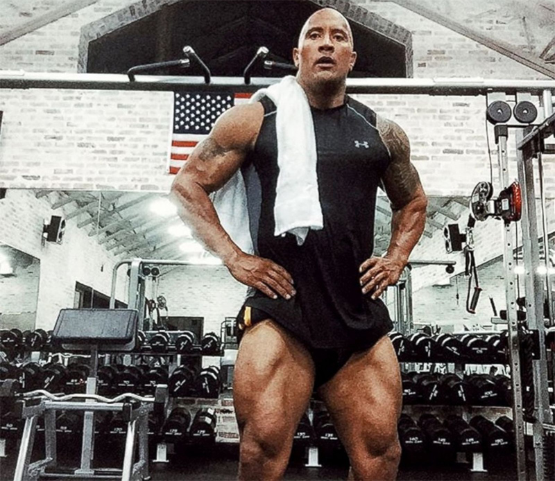 Get A Huge Lower Body Working Out Like The Rock