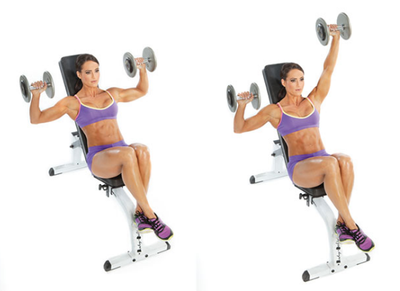 Incline Single-Arm Dumbbell Bench Press