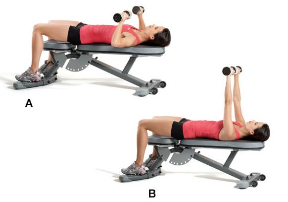 Dumbbell bench press