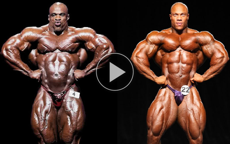 ronnie coleman vs phil heath