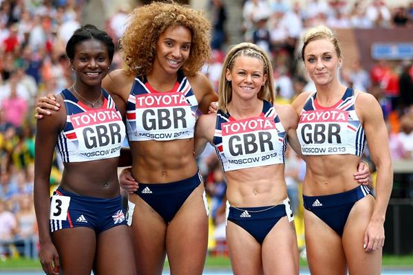 Great Britain female sprinting team