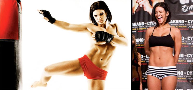 one of the hottest female ufc fighters gina carano