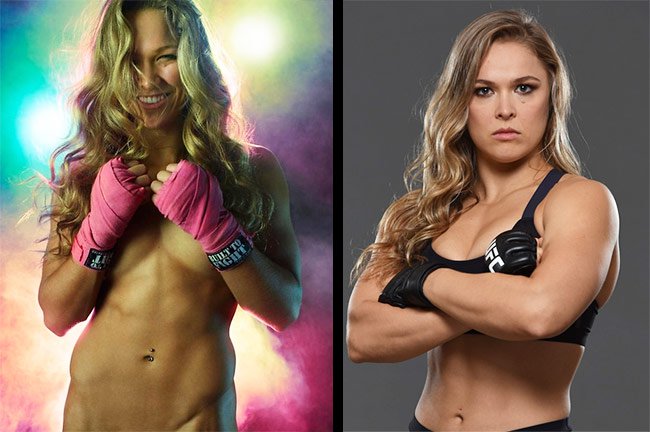 one of the hottest female ufc fighters ronda rousey
