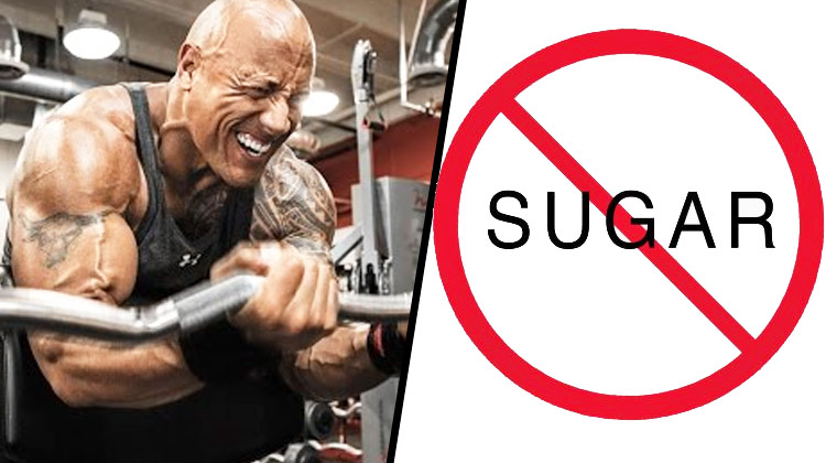 man saying no to sugar to reduce his intake and boost testosterone naturally and fast