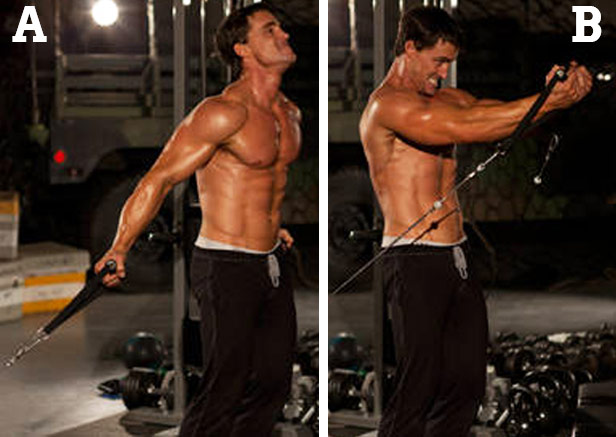 cable crossover machine chest exercises