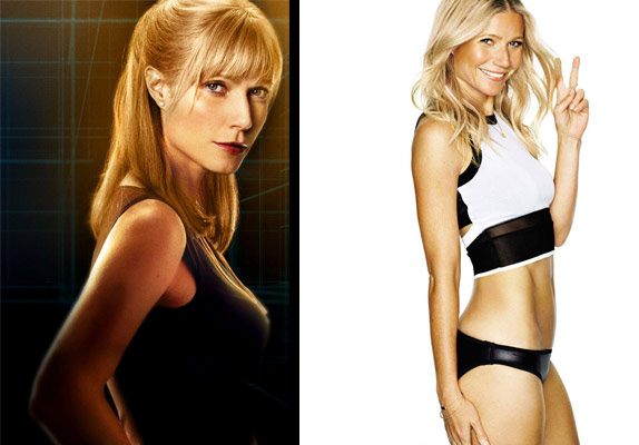 the hottest picture of gwyneth paltrow as pepper potts in iron man marvel female character