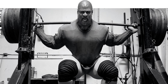 ronnie coleman doing squats