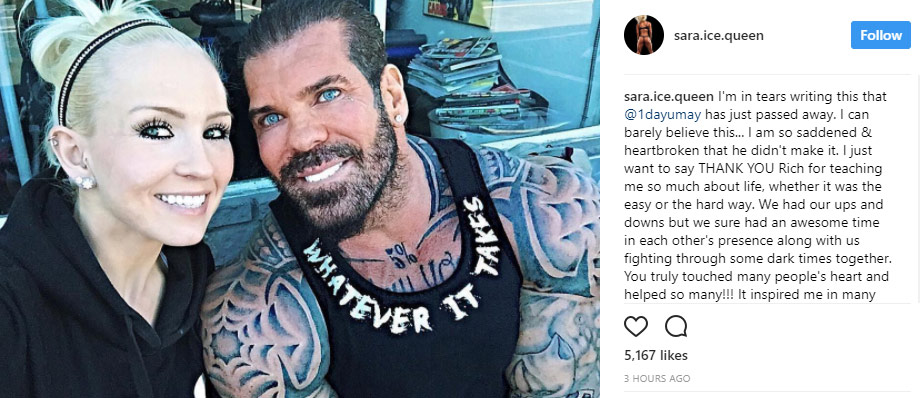 Sara-Piana-on-the-death-of-husband-Rich-Piana-passed-away-dead