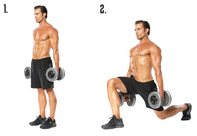 How-to-lose-thigh-fat-dumbbell-lunges