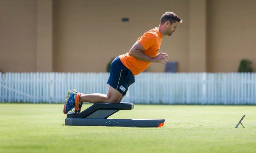 Nordic hamstring curls for sprinting speed