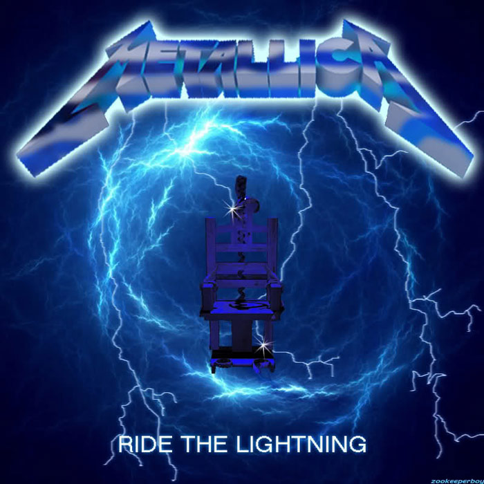 ride the lightning album cover