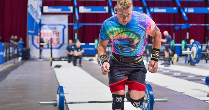 James Newbury competing in the CrossFit games