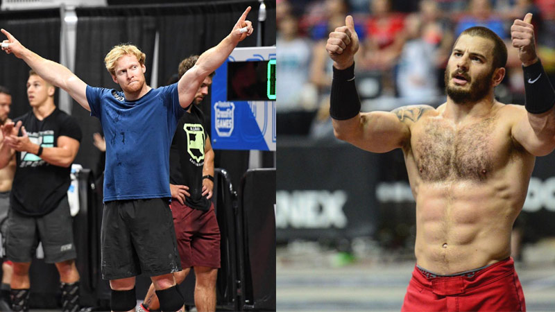 CrossFit athletes Patrick Vellner and Mat Fraser