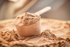 whey protein scoop for vegetarian diet