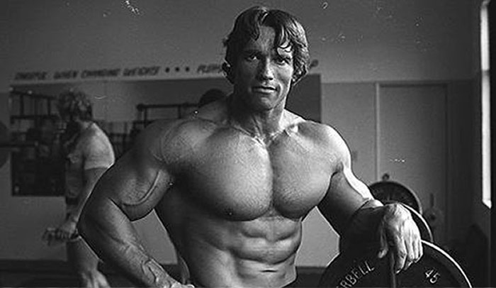 arnold schwarzenegger is a natural mesomorph bodybuilder