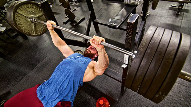 fighter used bench press to build strength and power