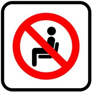 picture created chairs to be banned and replaced with squats