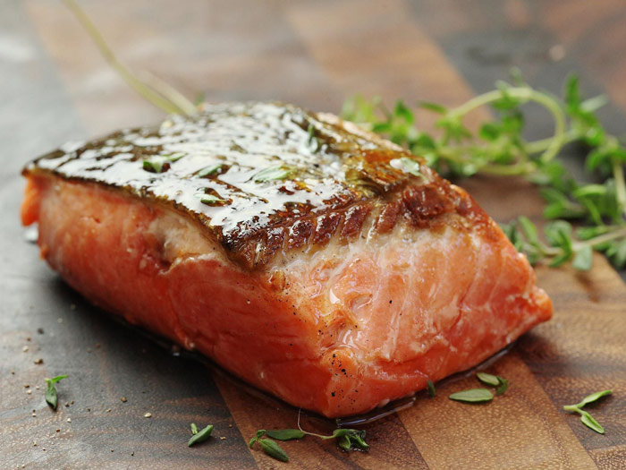 salmon steak