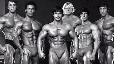 A collection of the world's greatest aesthetic physiques including Frank Zane and Arnold Schwarzenegger
