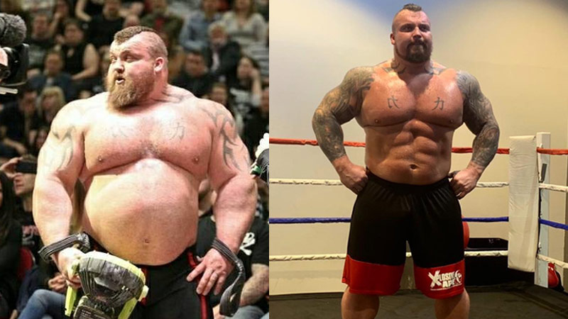 'The Beast' Eddie Hall Looks Shredded in New Weight Loss 