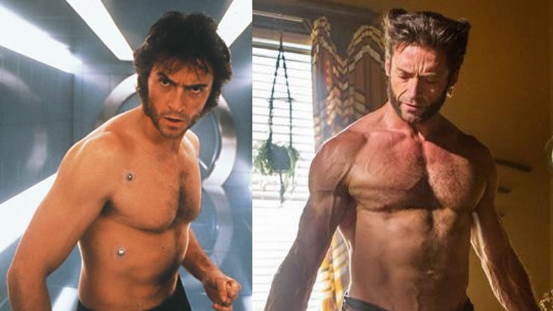 Hugh Jackman Celkebrity Fitness Transformation Before and After