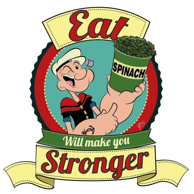 Spinach-makes-you-stronger