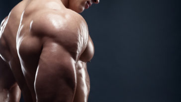 man with defined rear delts