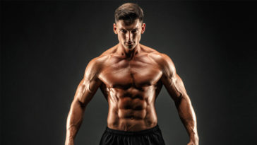 bodybuilder with six pack