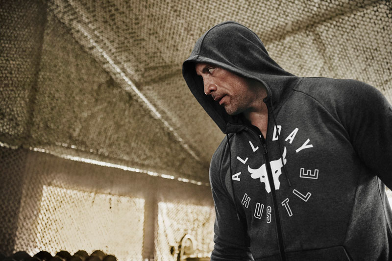 Under Armour Project Rock All Day Hustle Double Knit Full-Zip Jacket