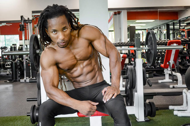 vegetarian bodybuilder Torre Washington