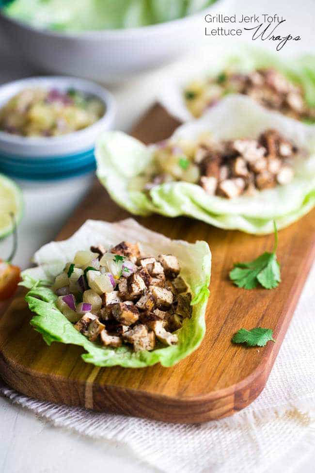 high protein vegetarian wraps photographed