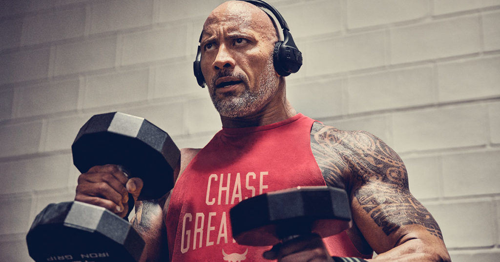 Dwayne The Rock Johnson Training