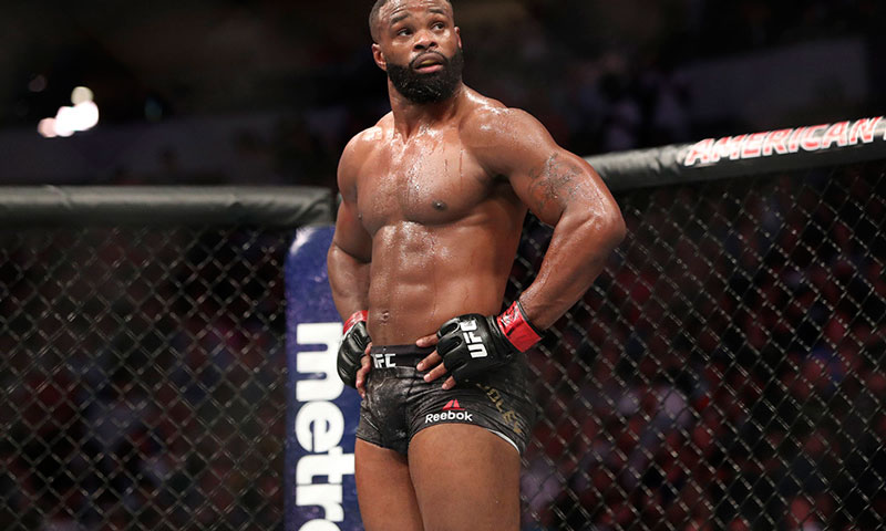 Jacked UFC fighter Tyron Woodley