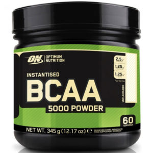 Tub of BCAA 5000 powder