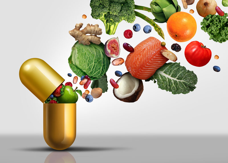 Illustration representing ketogenic supplements