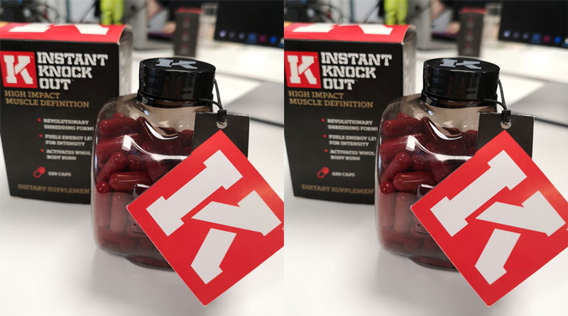 Bottle and carton of the fat burner Instant Knockout