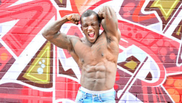 Shredded bodybuilder