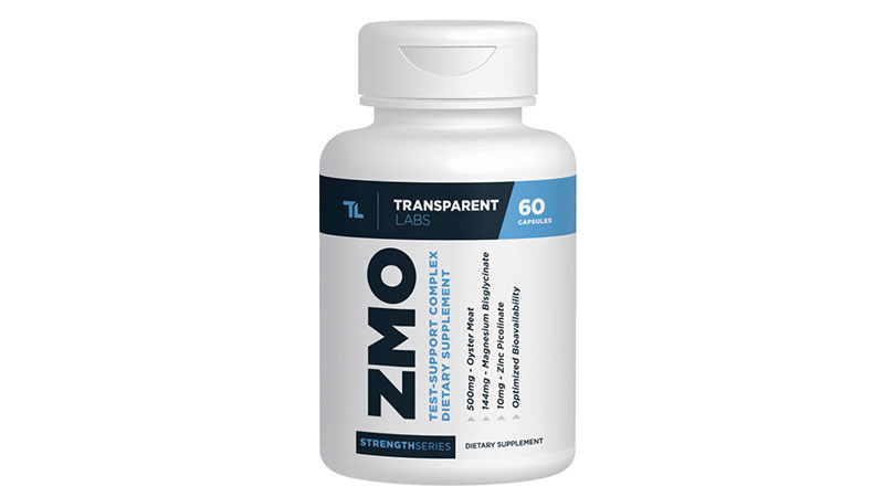 Bottle of Transparent Labs STRENGTHSERIES ZMO bottle