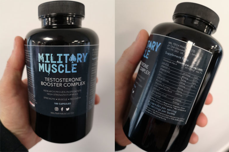 Military Muscle Testosterone Booster Review 2021 •